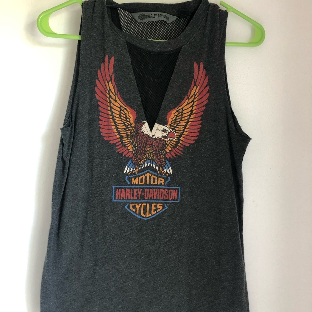 Harley-Davidson Charcoal Tank with Eagle Design
